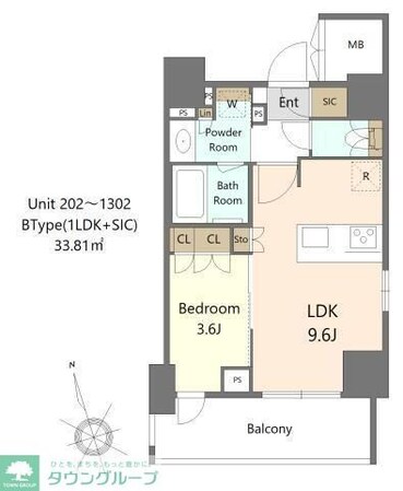 Alivis十条の物件間取画像